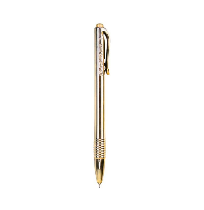 Esferográfica Retráctil Metallic Gold | Newpen Sensations