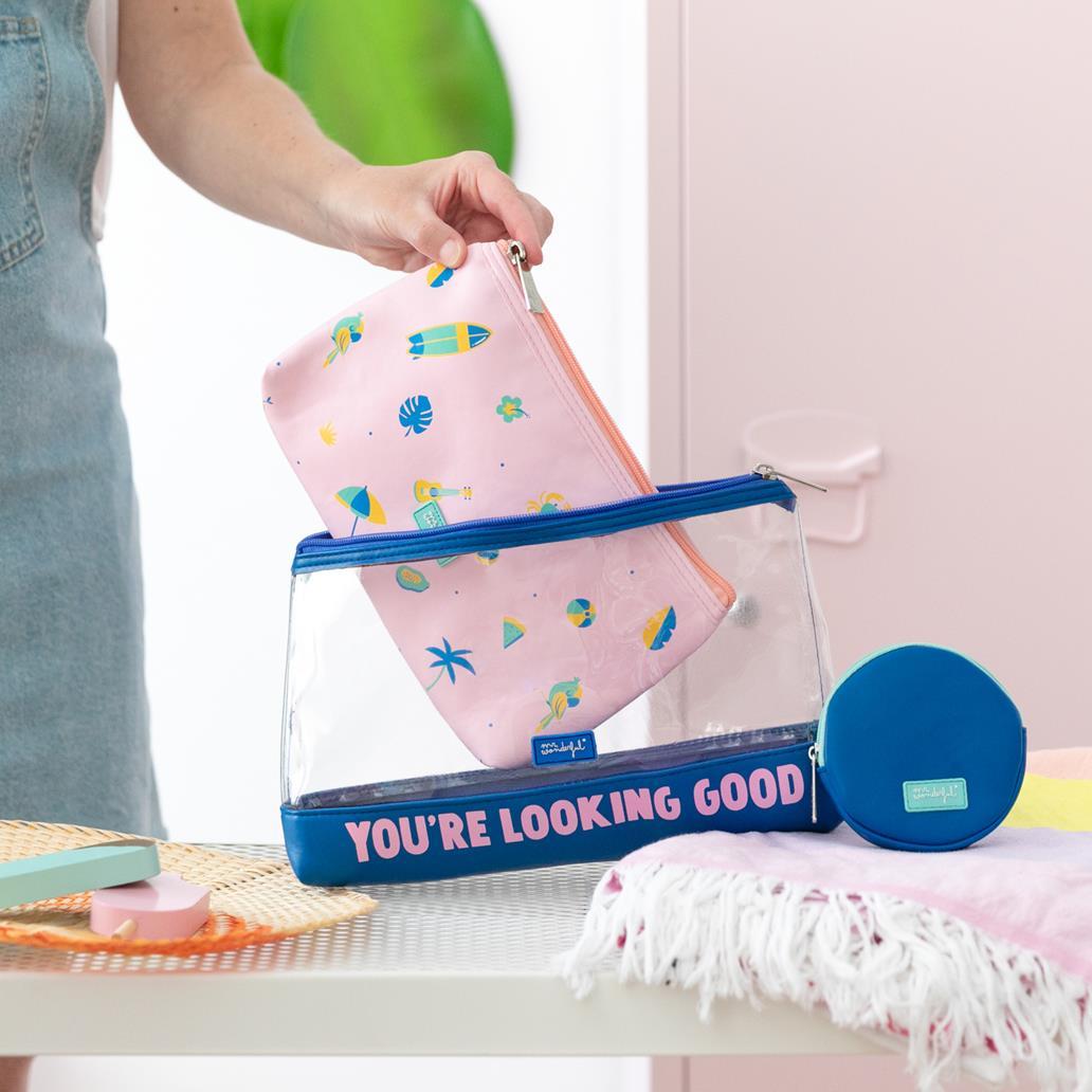 Mr Wonderful Set de 3 neceseres You're looking good