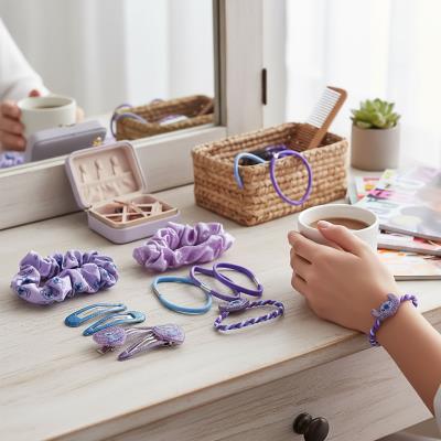 Stitch Set Accesorios Cabello Cerda