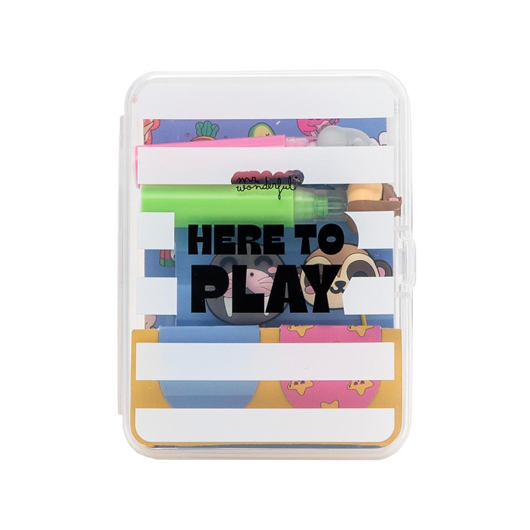 Kit Decorar Agenda Here To Play | Mr. Wonderful