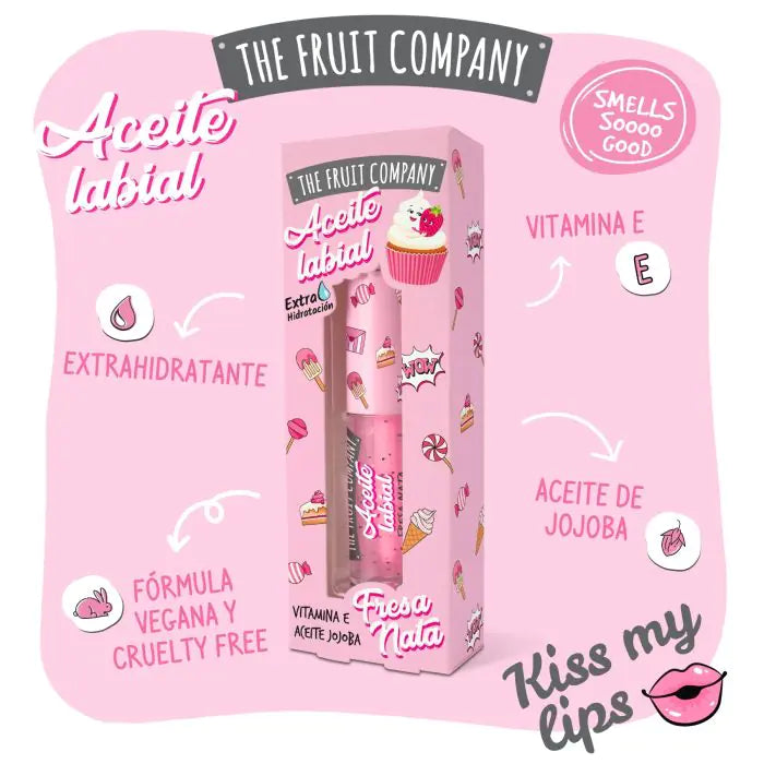 The Fruit Company Aceite labial Fresa Nata