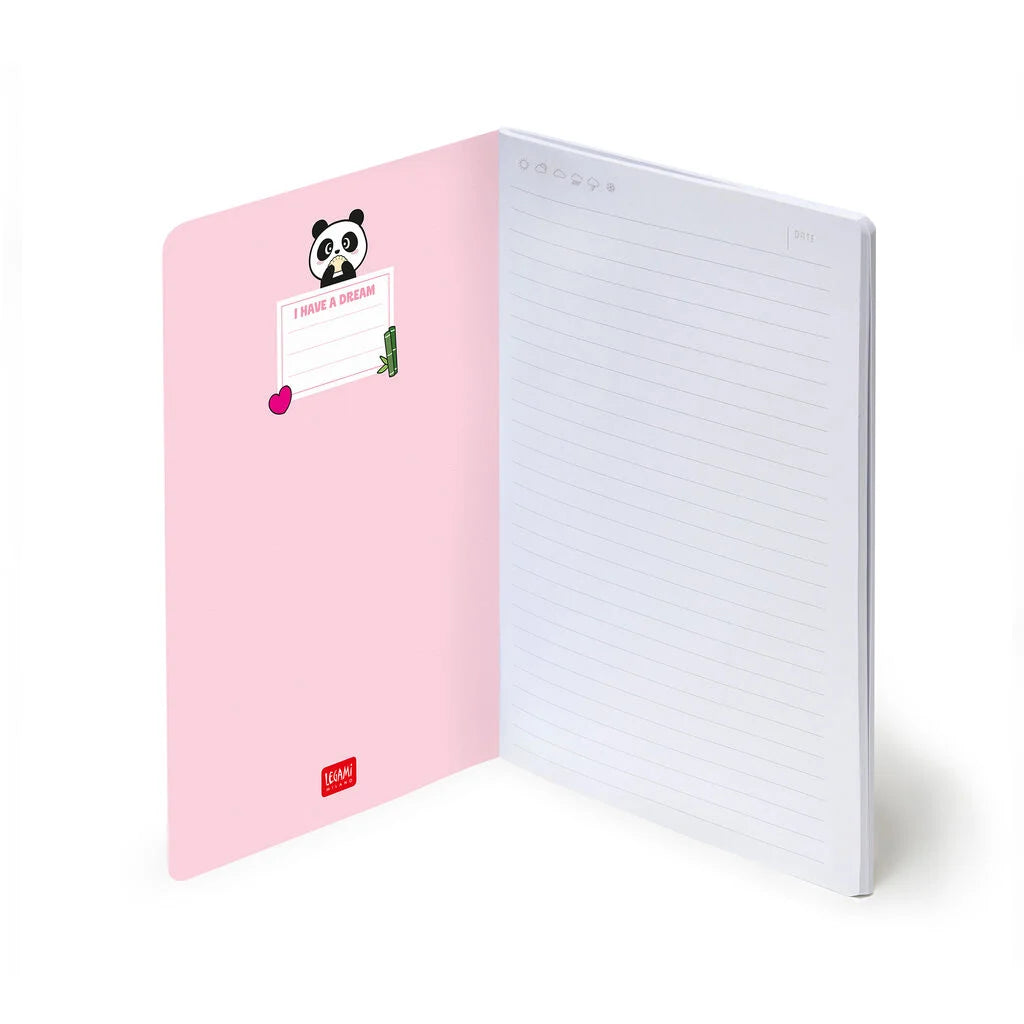 Caderno Pautado A5 Panda | Legami