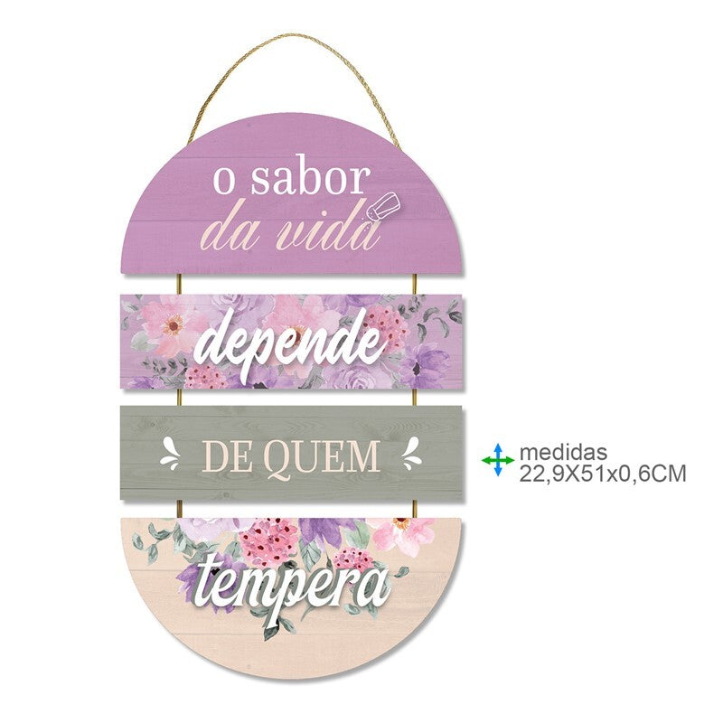 Placa Madeira Decorativa BD-79275