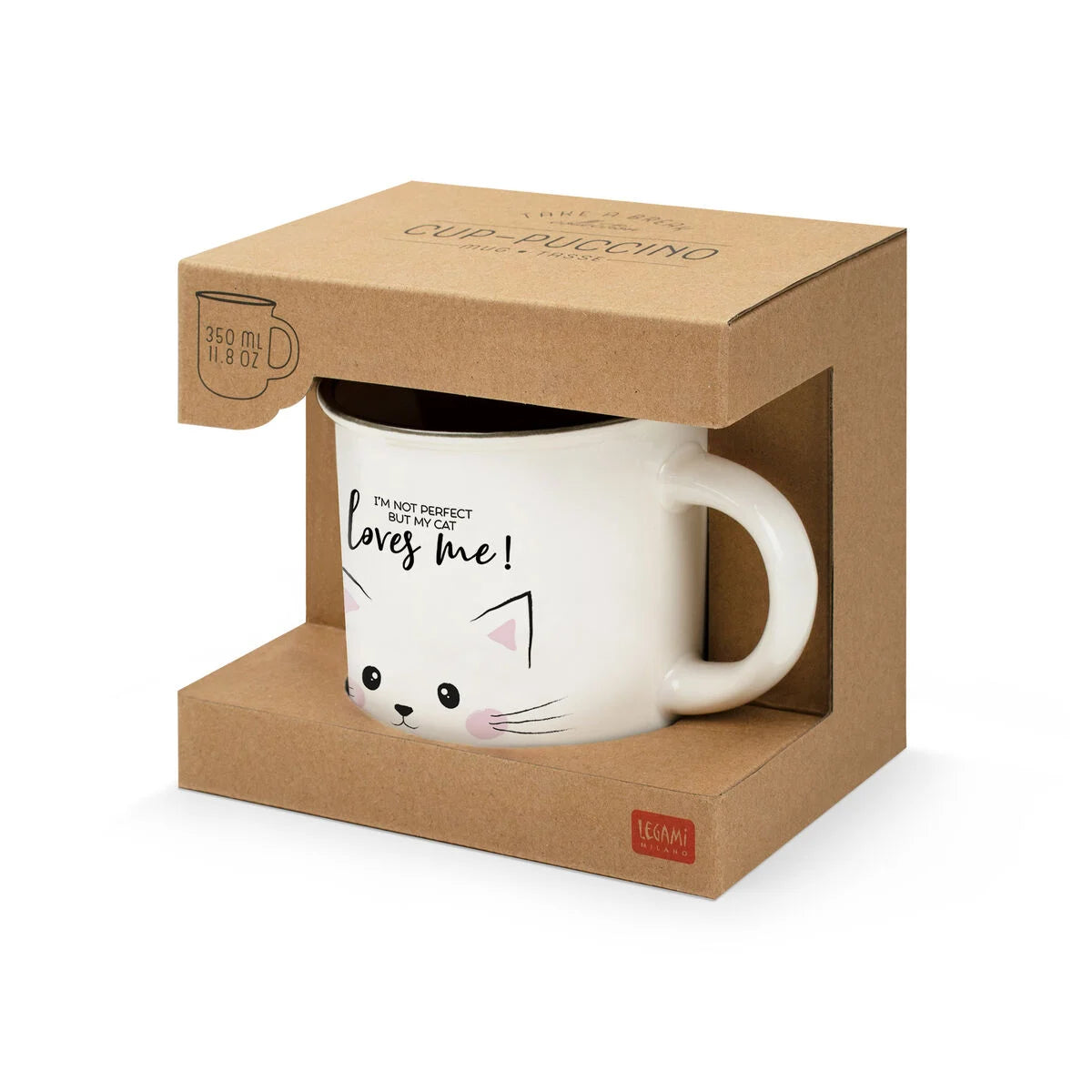 Legami Taza Porcelana Gato - Cup-Puccino