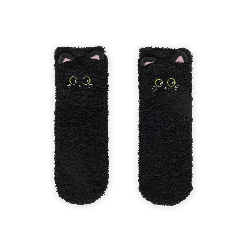 Meias Antiderrapantes It's a Match Gato Preto para Crianças | Legami