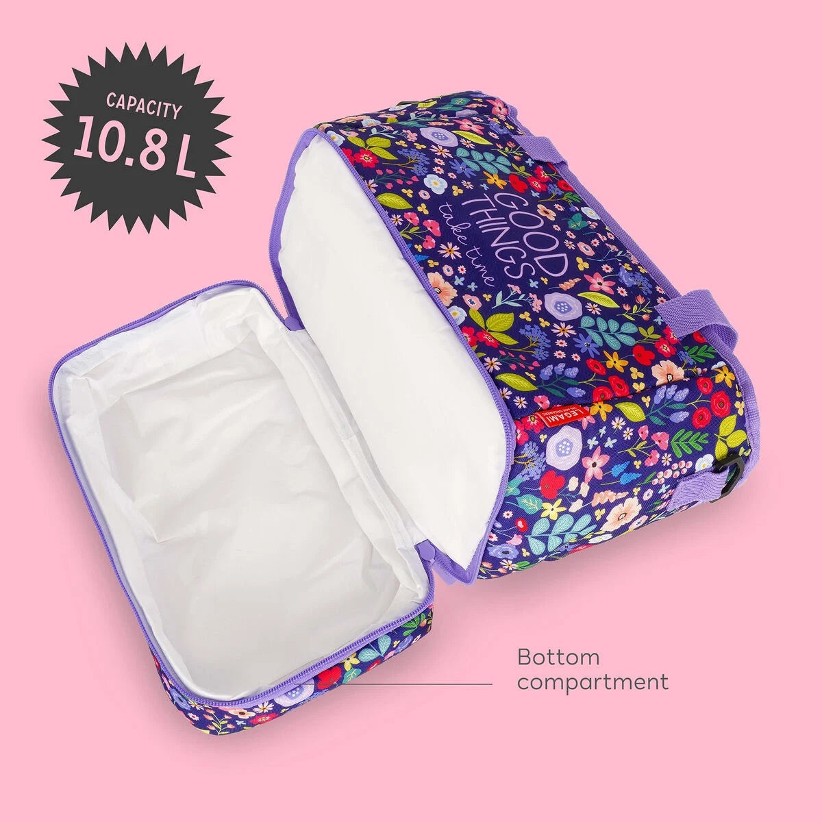Sac à lunch Legami 10,8L Fleurs