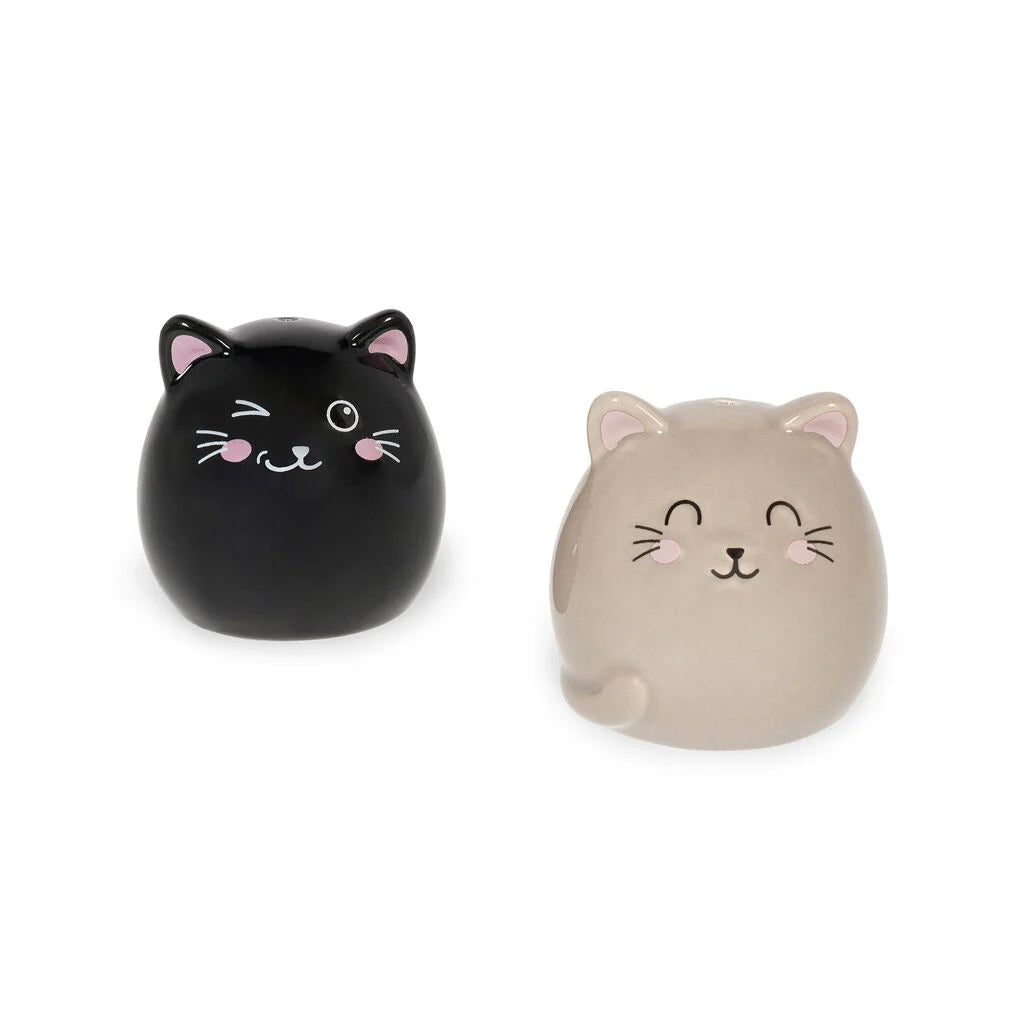 Legami conjunto de sal e de pimenta em cerâmica modelo gatos