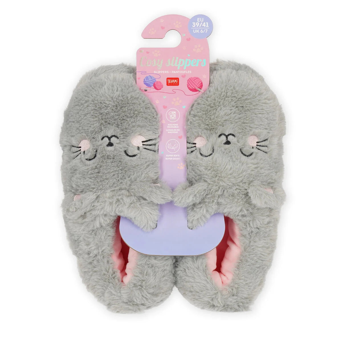 Legami Cosy Slippers Gato 39/41