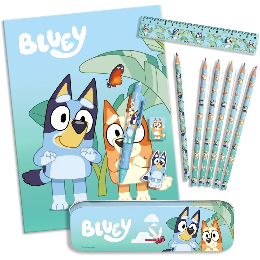 Set de Papelería Bluey