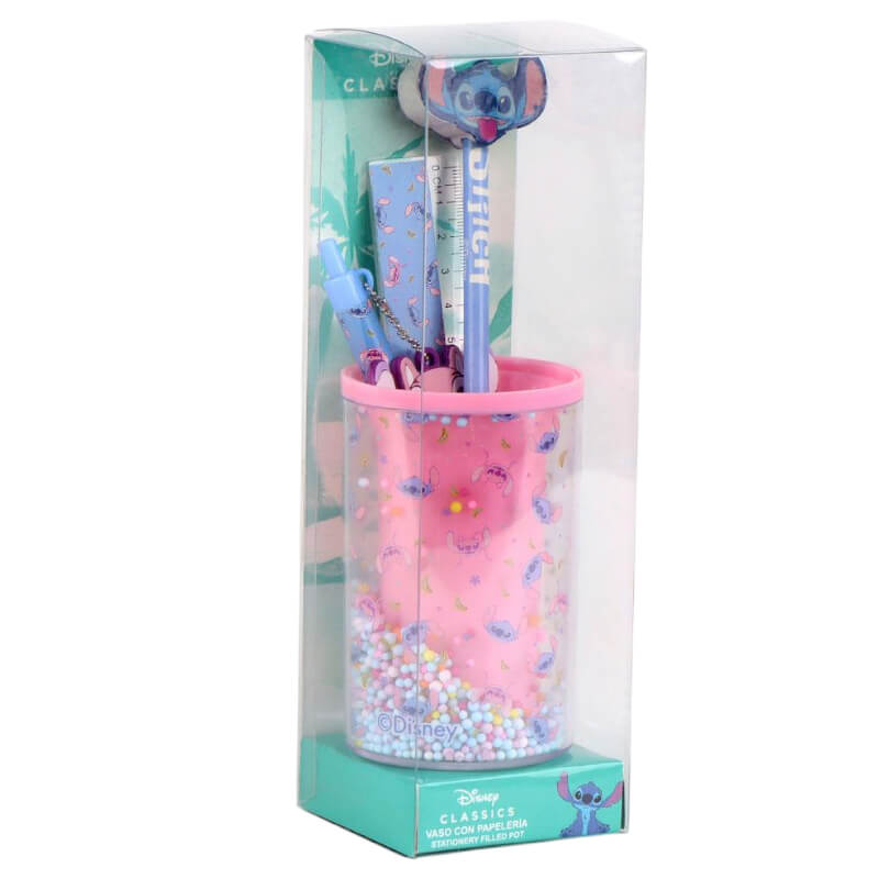 Disney Stitch Set de portalápices y accesorios