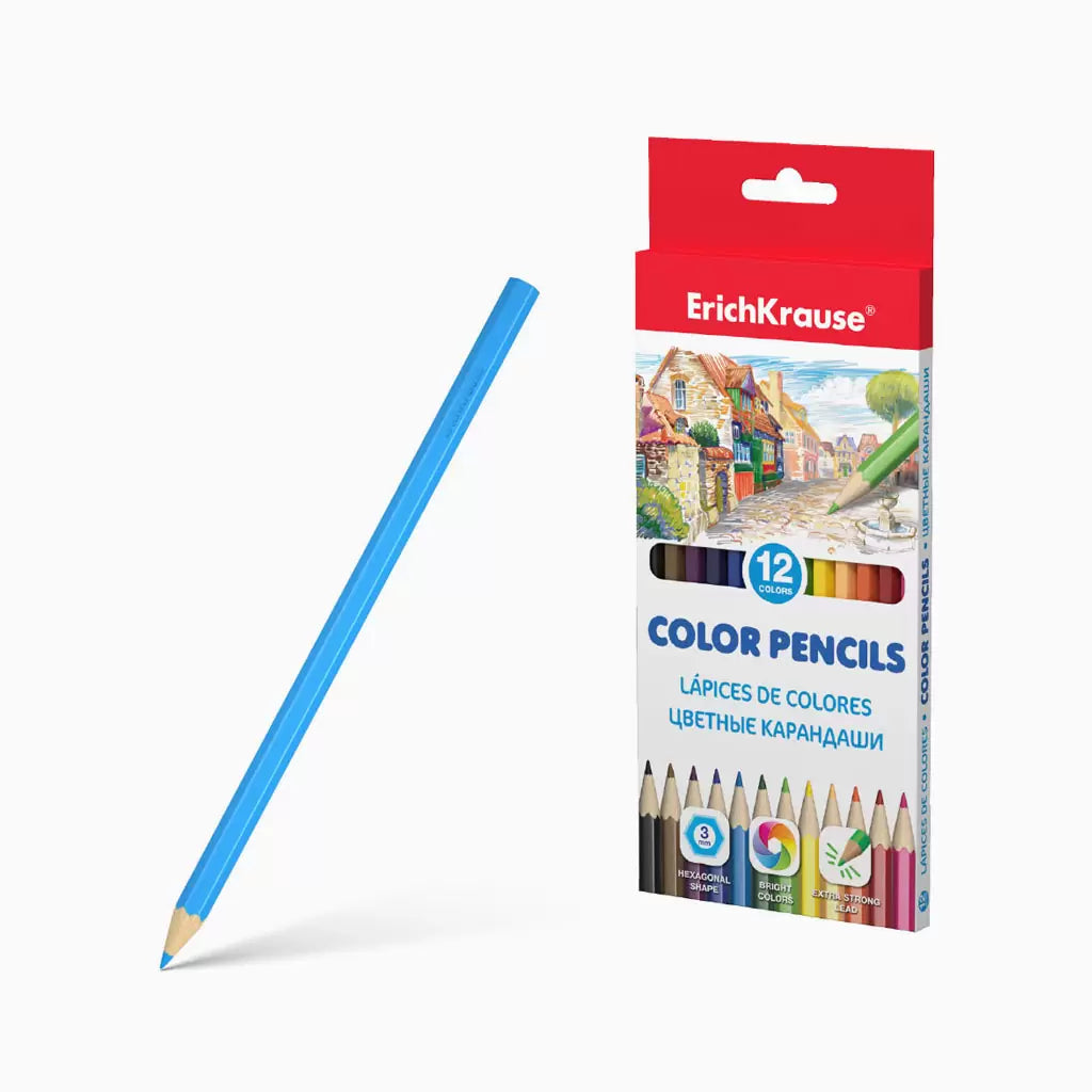 Set de 12 lápices de colores ErichKrause