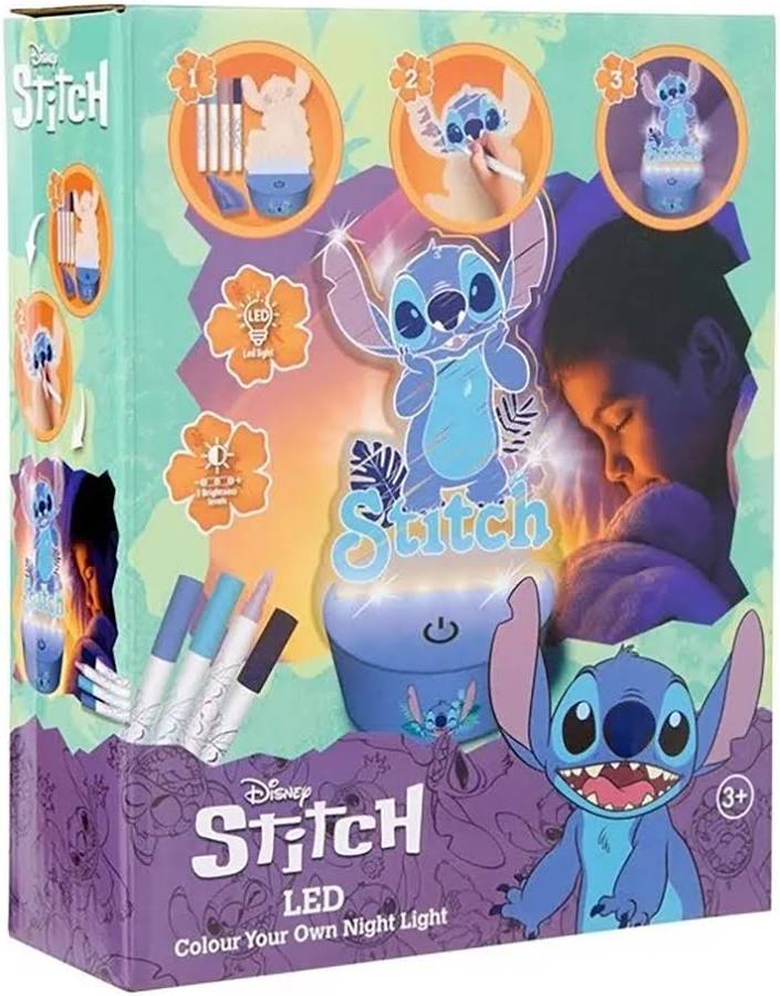 Luz de presencia Diamond Painting LED Stitch Disney