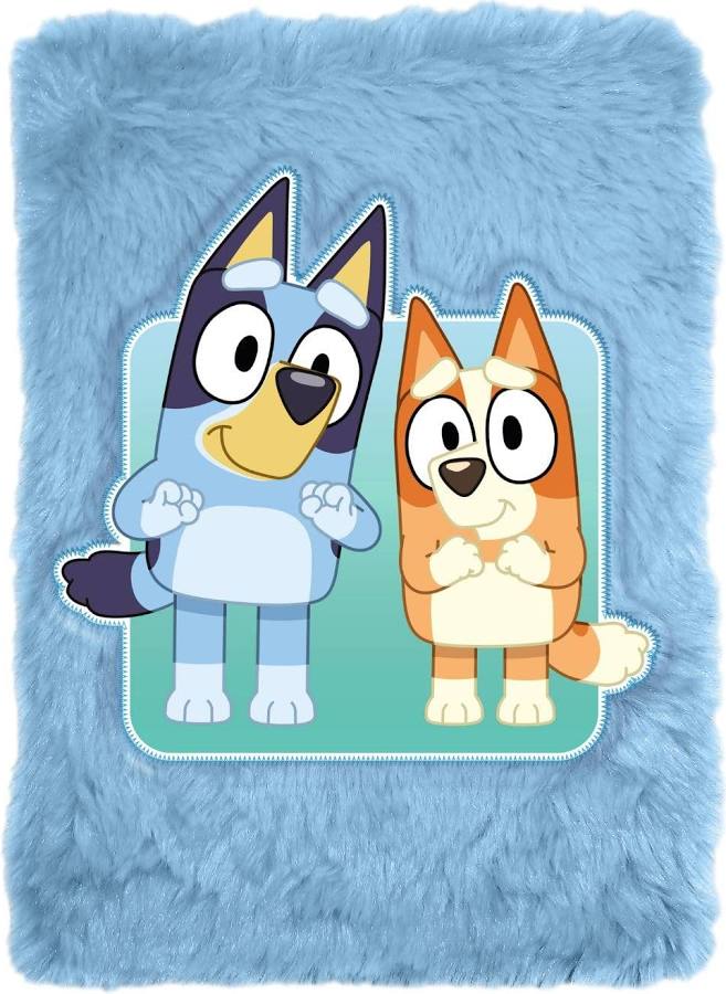 Cuaderno A5 con Pelo Bluey