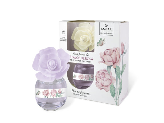 Ambar Assainisseur d'air Fleurs Pétales de Rose