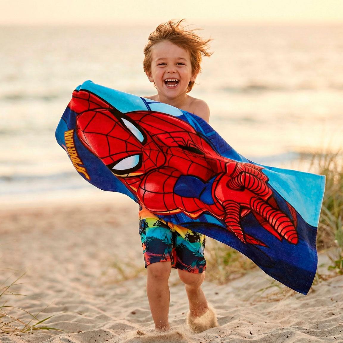 Toalha de Praia Microfibra Spiderman 70x140cm Marvel