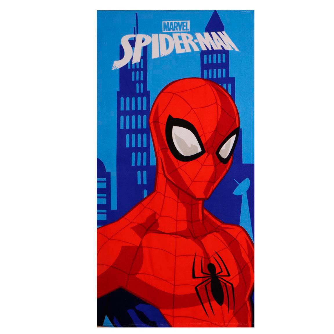 Conjunto Saco de Praia com Toalha e Boné Spiderman Marvel