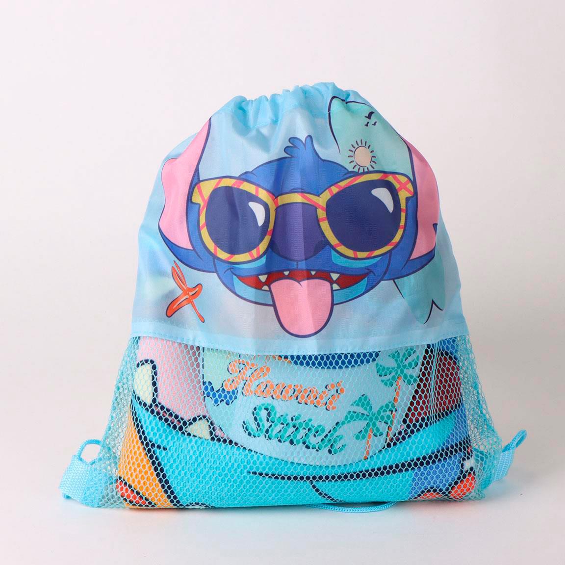 Conjunto Saco De Praia com Toalha De Praia e Boné Stitch