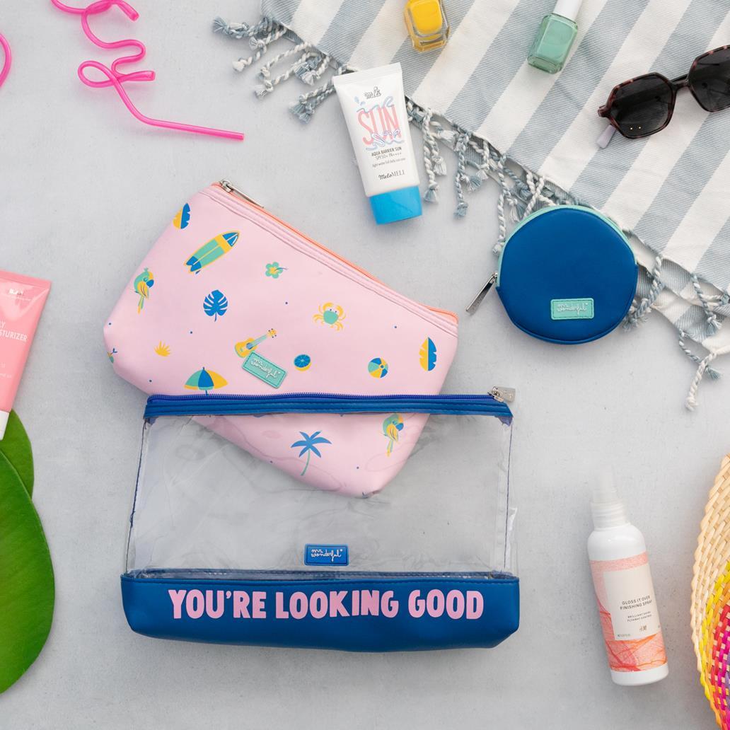 Mr Wonderful Set de 3 neceseres You're looking good