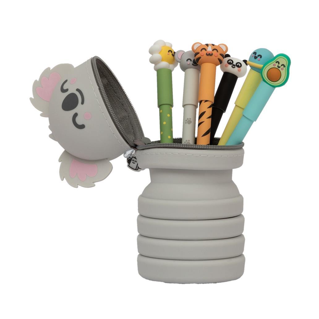 Estuche Extensible + 6 Bolígrafos Borrables Bobo - Koala