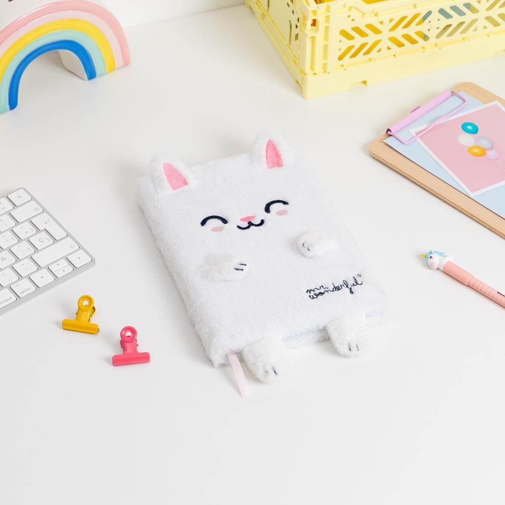 Mr Wonderful Cuaderno Peluche A5 - Conejo