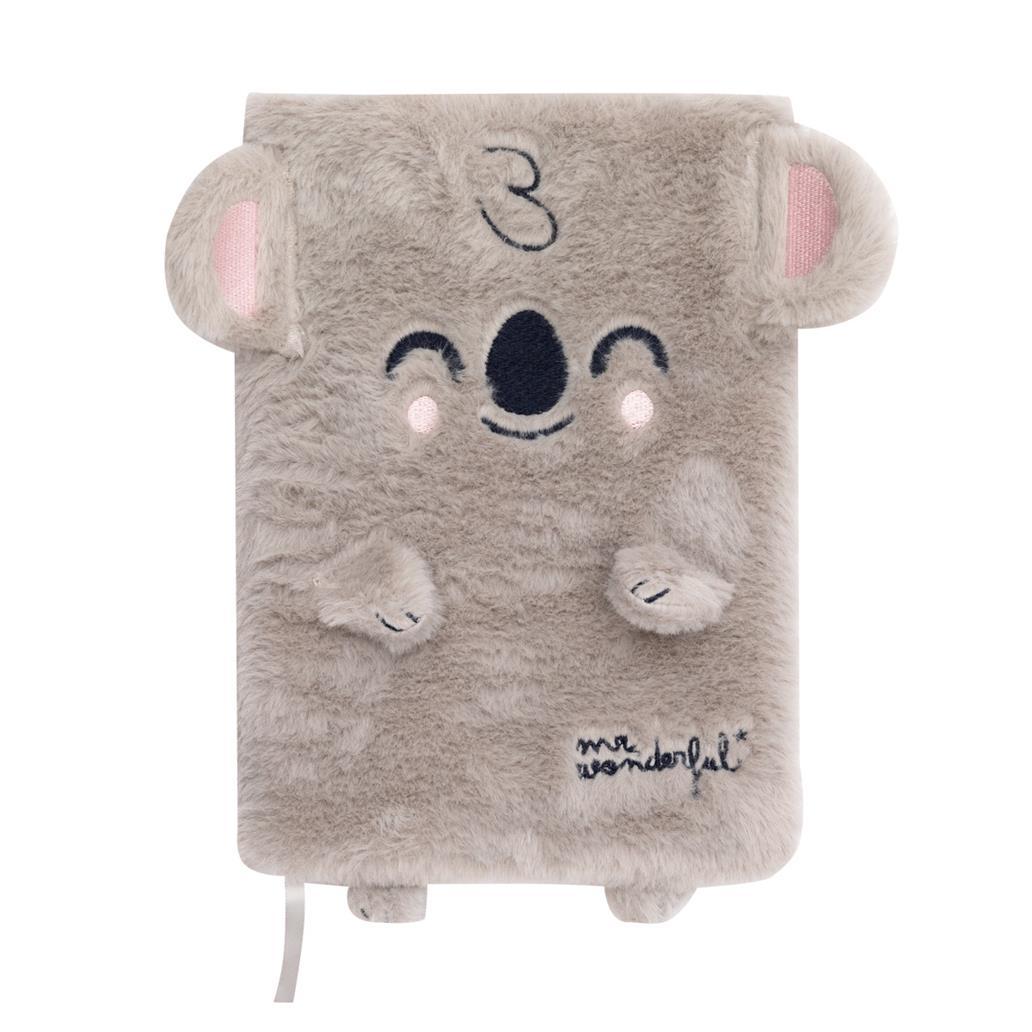 Mr Wonderful Cuaderno de peluche A5 Koala