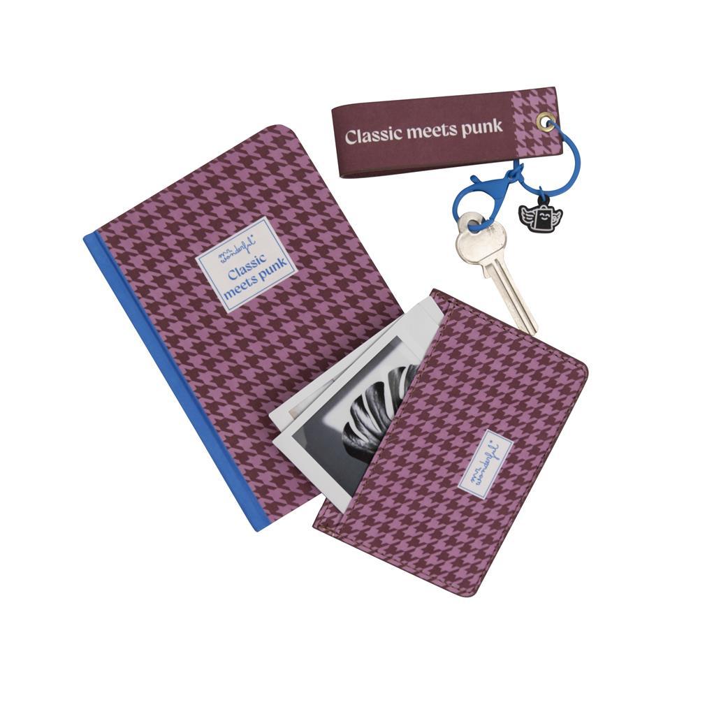 Mr Wonderful Cuaderno A6 + Monedero + Llavero - Pata de Gallo