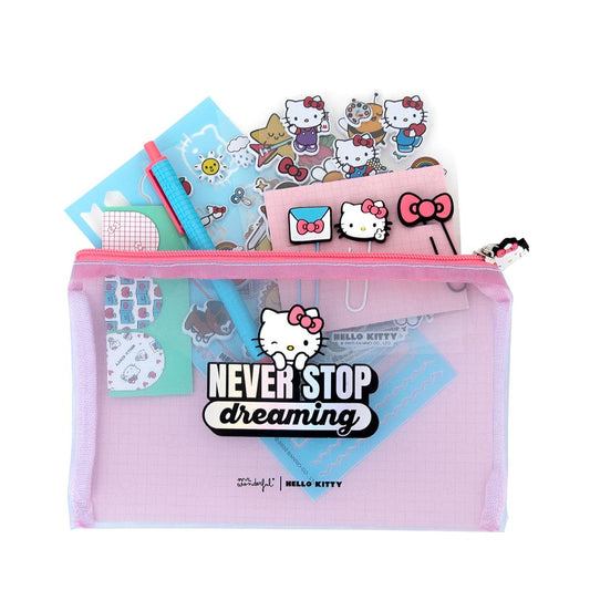 Mr Wonderful Coffret d'écriture Hello Kitty - Never stop dreaming