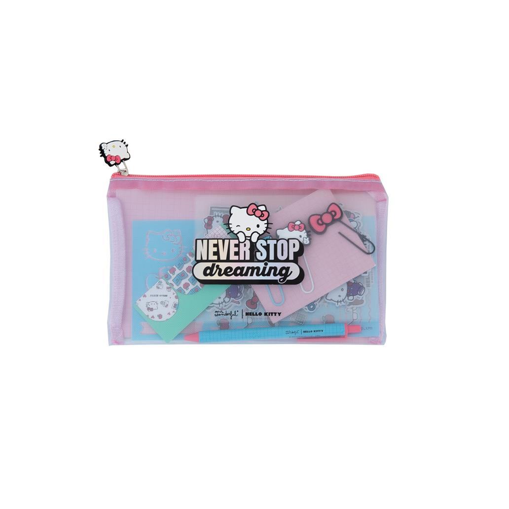 Mr Wonderful Set de escritura Hello Kitty - Never stop dreaming