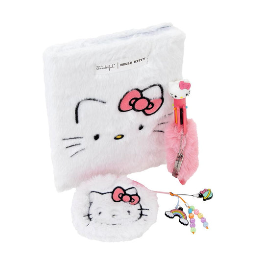 Mr Wonderful Set carnet A5 mignon, porte-monnaie et stylo Hello Kitty