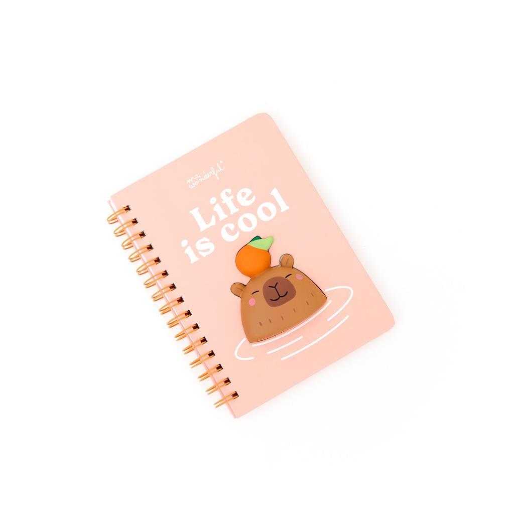 Mr Wonderful cuaderno A5 blandito Capibara