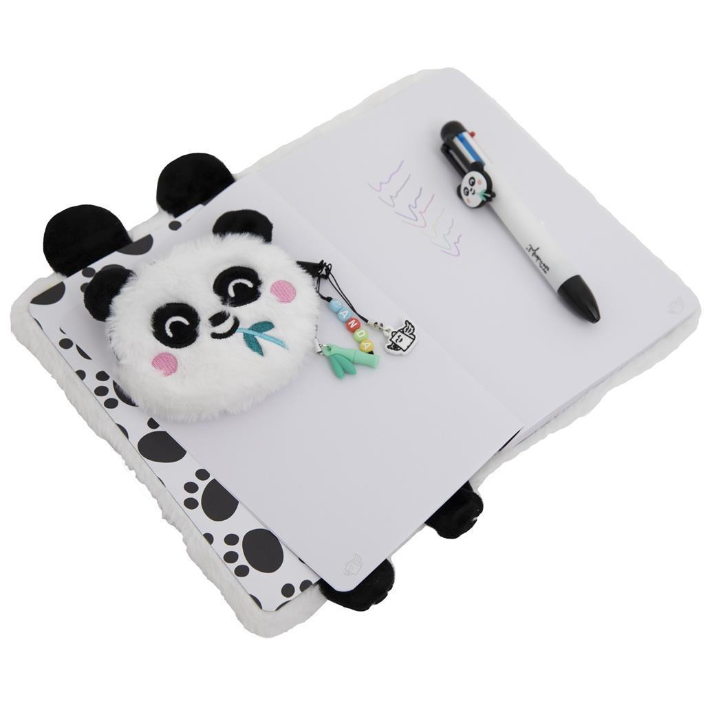 Mr Wonderful Set de Cuaderno A5 + Monedero + Bolígrafo Borrable - Panda