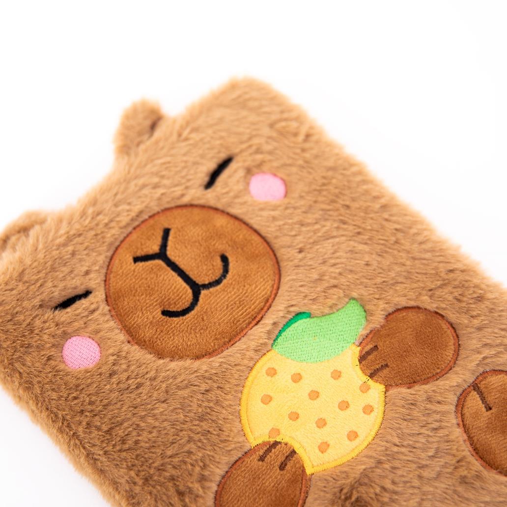 Mr Wonderful Cuaderno de peluche A5 Capibara