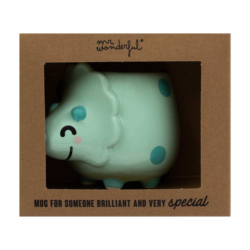 Mr Wonderful Taza 3D - Dinosaurio