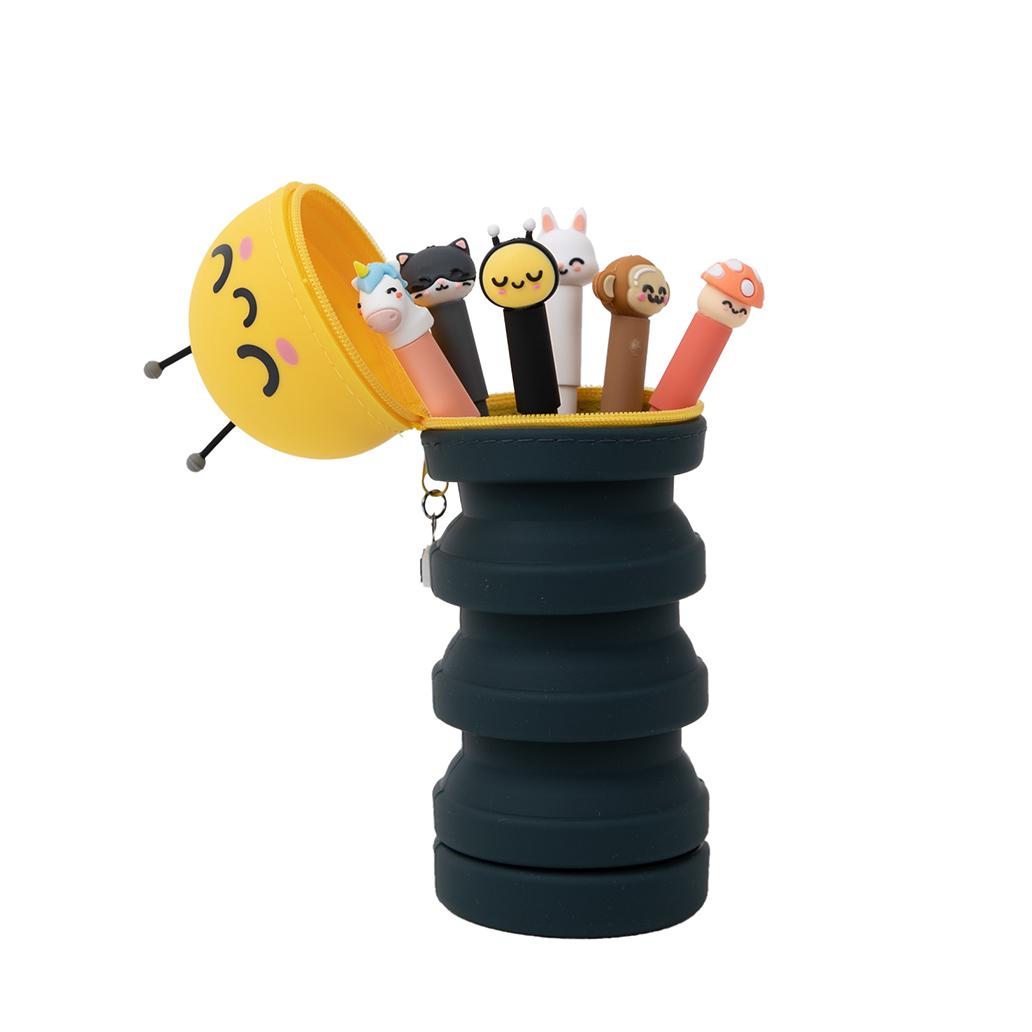 Estuche Extensible + 6 Bolígrafos Borrables Bo-Bo - Abeja