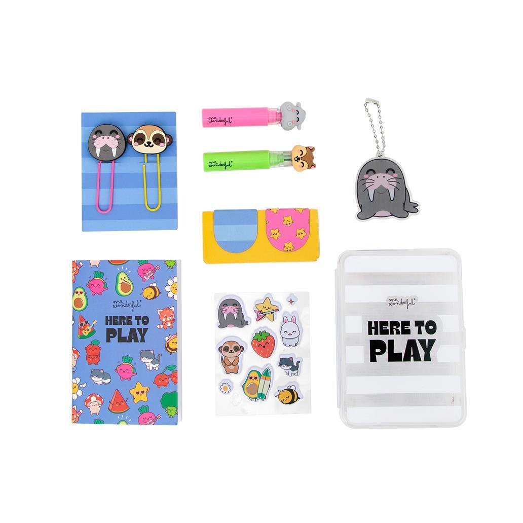Kit Decorar Agenda Here To Play | Mr. Wonderful