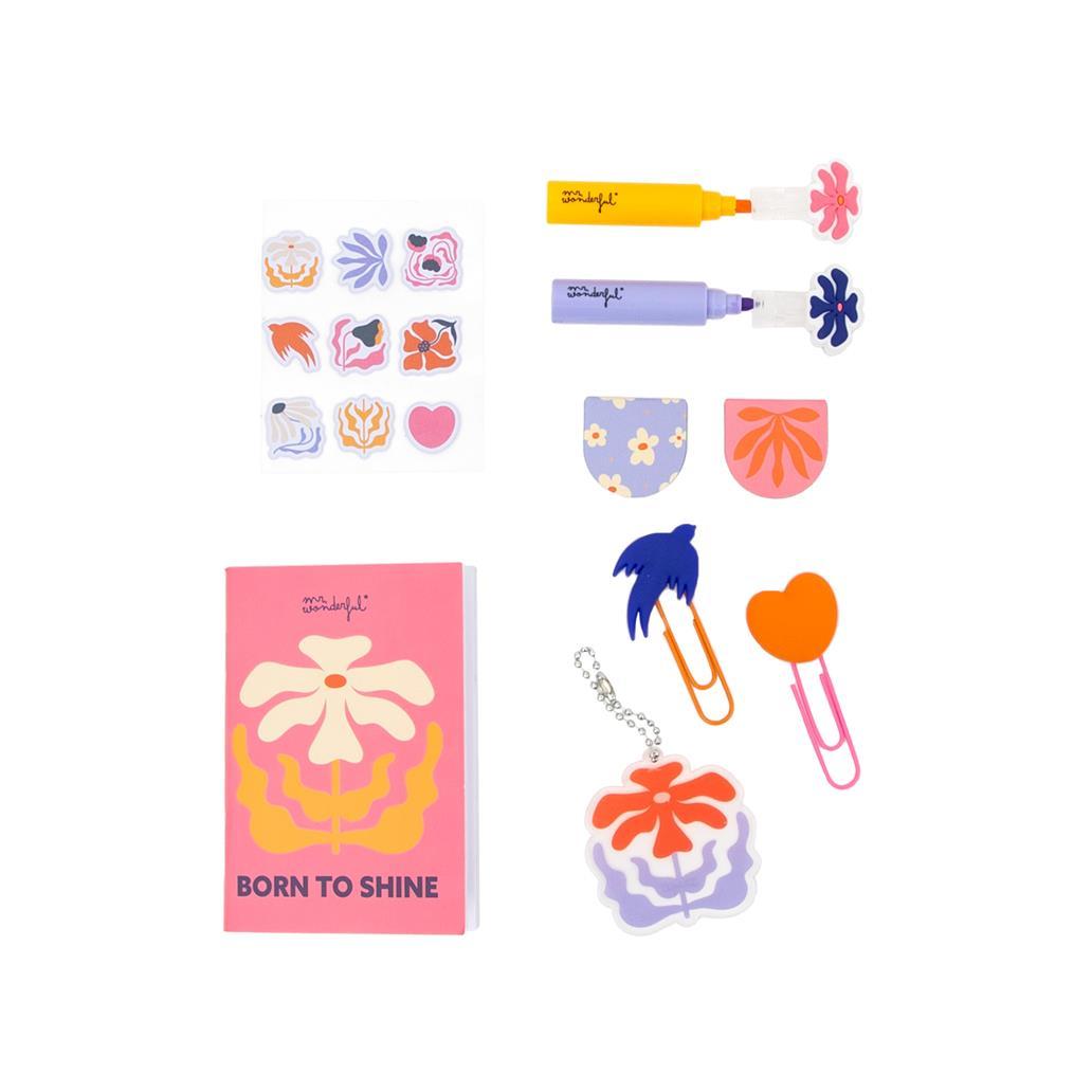 Kit Decorar Agenda Born To Shine | Mr. Wonderful