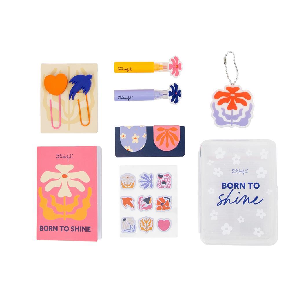 Kit Decorar Agenda Born To Shine | Mr. Wonderful