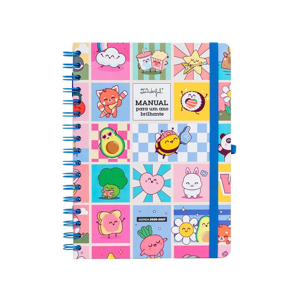 Agenda Semanal 2026-2027 Manual Para Um Ano Brilhante | Mr. Wonderful