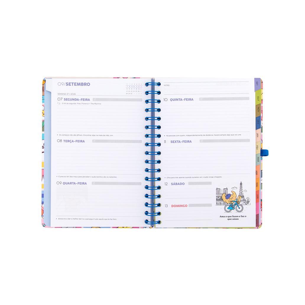 Agenda Semanal 2026-2027 Manual Para Um Ano Brilhante | Mr. Wonderful