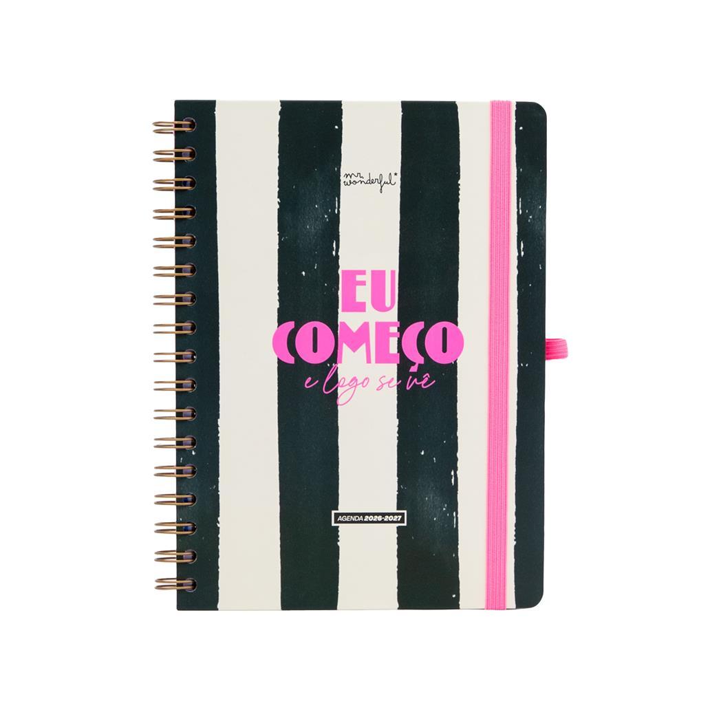 Agenda Semanal 2026-2027 Eu Começo Logo Se Vê | Mr. Wonderful