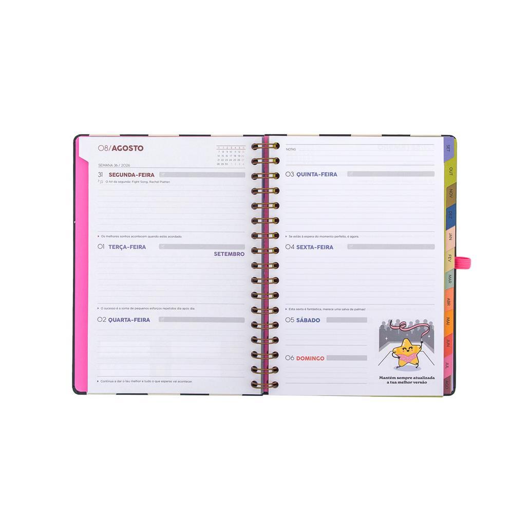 Agenda Semanal 2026-2027 Eu Começo Logo Se Vê | Mr. Wonderful