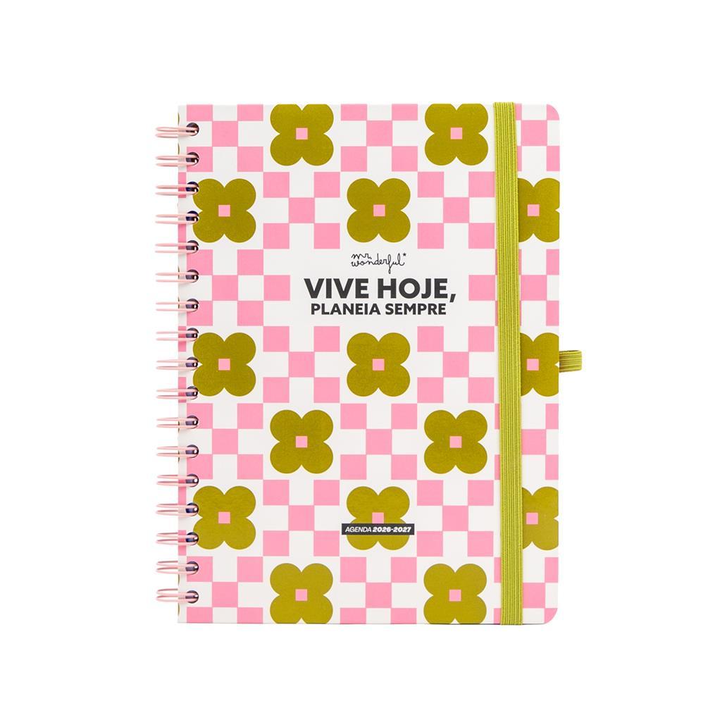 Agenda Semanal 2026-2027 Vive Hoje, Planeia Sempre | Mr. Wonderful