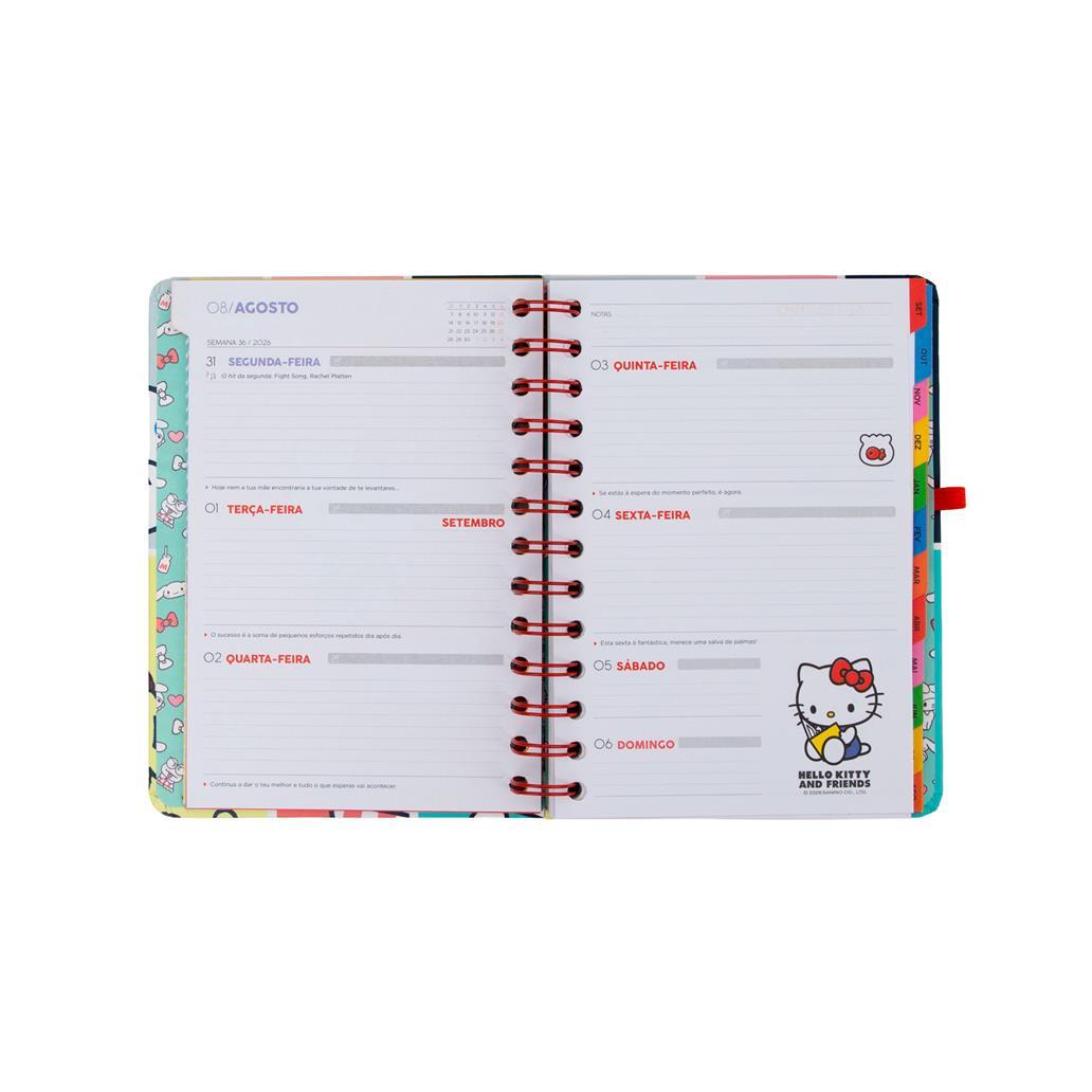 Agenda 26-27 Semana Pequena Hello Kitty