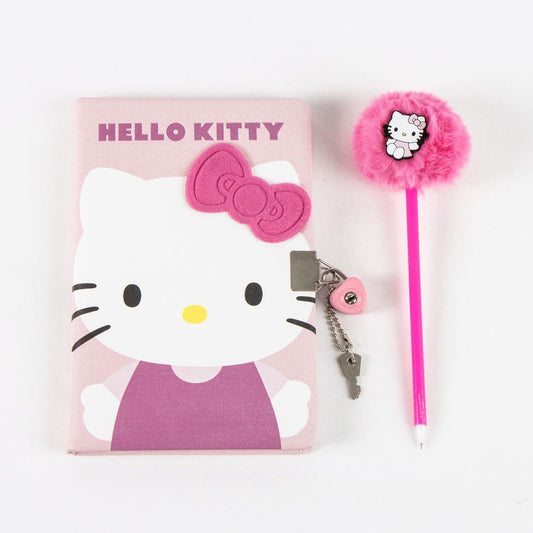 Diário com Esferográfica Hello Kitty | Sanrio