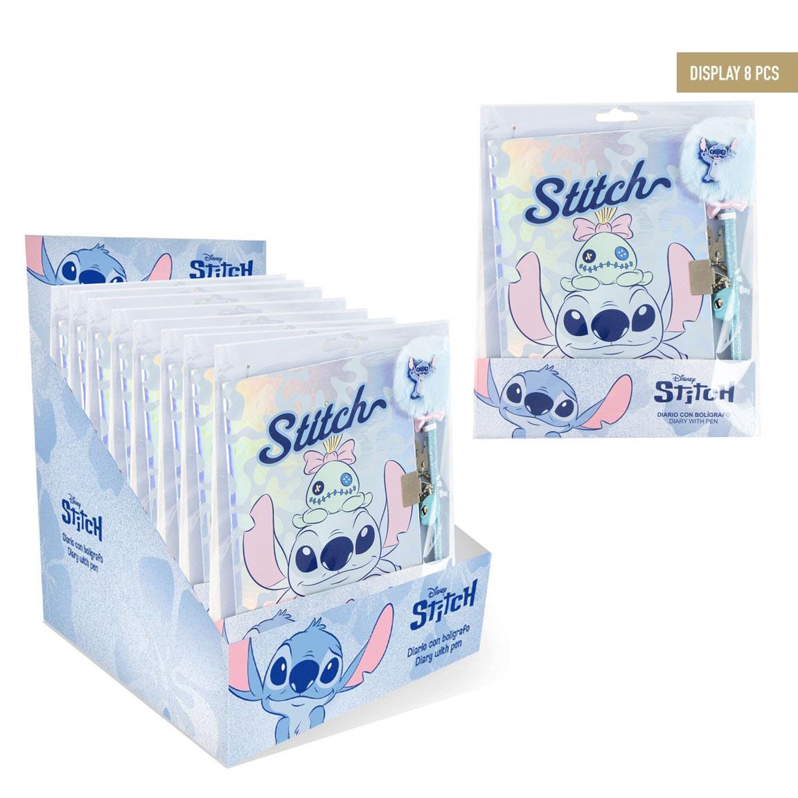 Stitch Conjunto Diário com esférografica