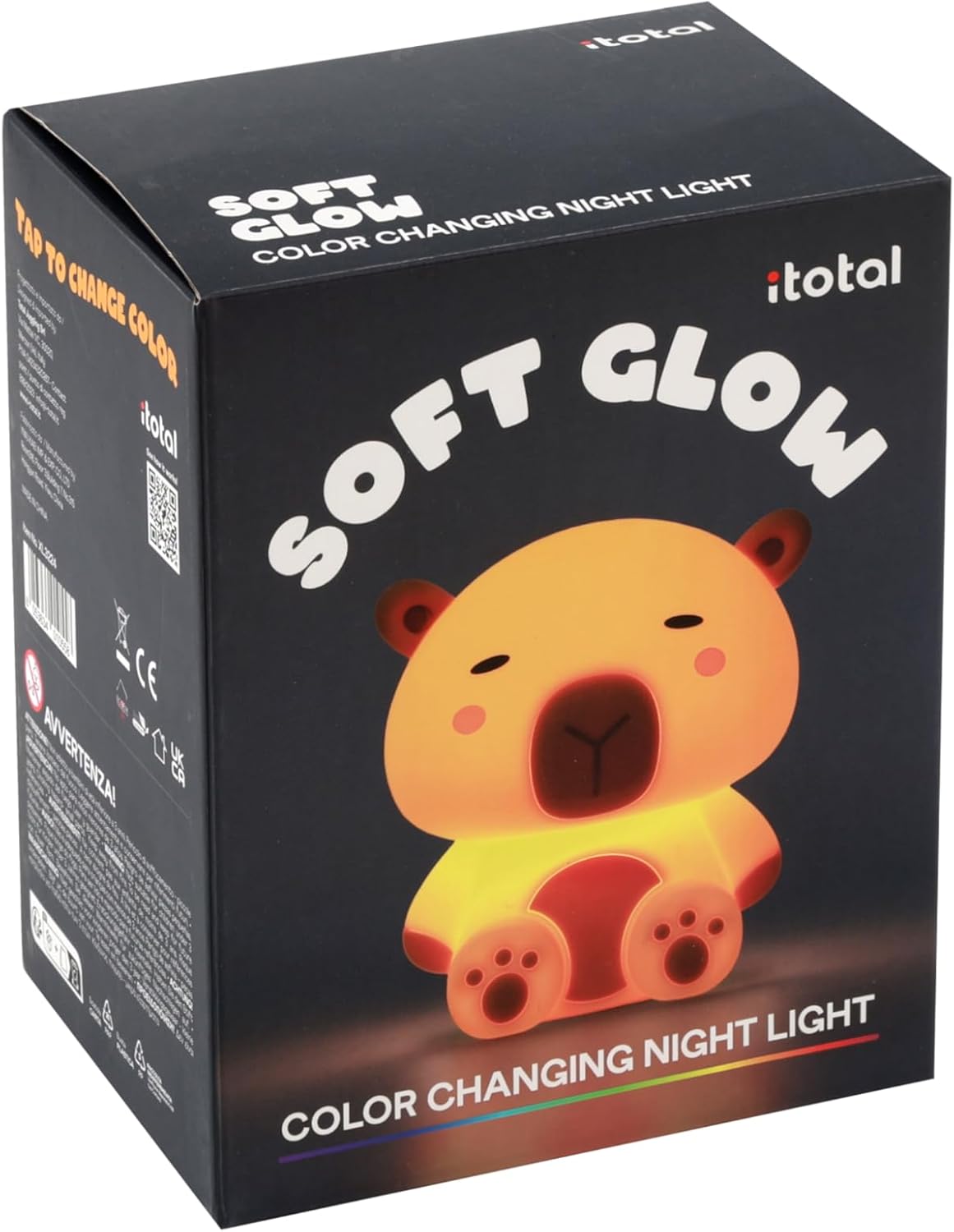 Luz Noturna Silicone LED Capivara | iTotal
