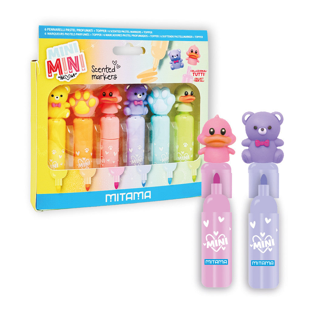 Mini Marcadores Pastel Good Vibes cx.6 Mitama