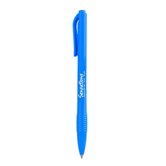 Stylo à bille parfumé Clic Sensations bleu