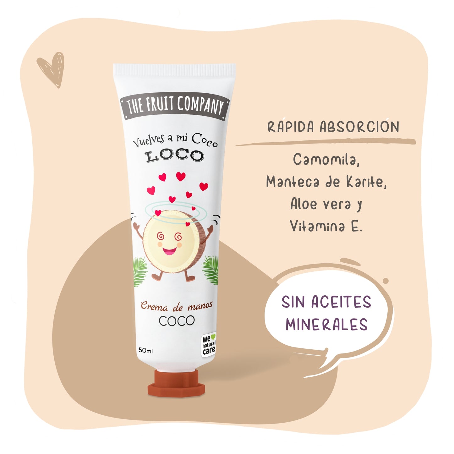 Creme de Mãos Coco | The Fruit Company
