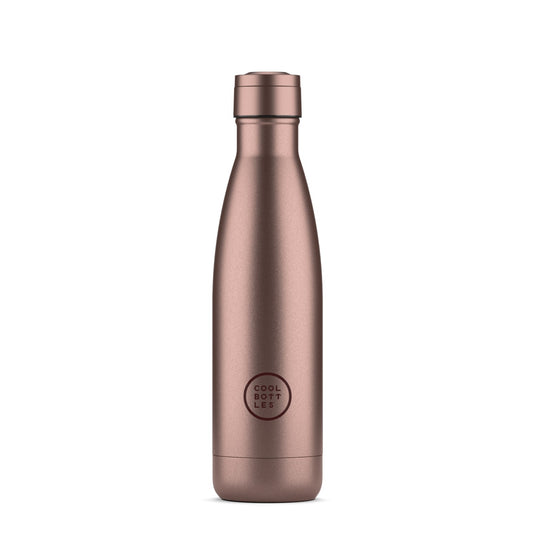 Bouteille isotherme Cool Bottles Metallic Rose 500 ml